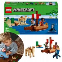 LEGO MINECRAFT REJS STATKIEM PIRACKIM ŻEGLOWANIE KAŁAMARNICA WIELBŁĄD 21259