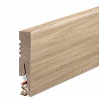 80X16MM плинтус дуб шпон МДФ декоративный плинтус радиус R2