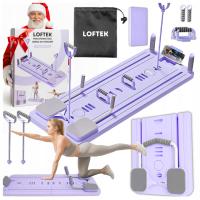 Pilates Reformer Deska do Ćwiczeń 10w1 Wielofunkcyjna Prezent dla Kobiety