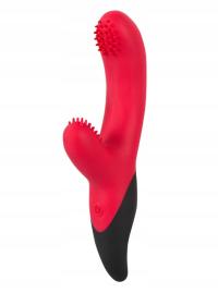 WIBRATOR DAMSKI KRÓLICZEK JAVIDA NUBBY MASAŻER PUNKTU G ŁECHTACZKI 19cm