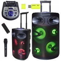 GŁOŚNIK bluetooth KARAOKE Power Audio z MIKROFONEM Manta FOBOS RADIO 140W + Pendrive GOODRAM UME2-0320Y0R11 32 GB USB 2.0 żółty