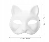 10× Therian Halloween Cat маска для лица DIY