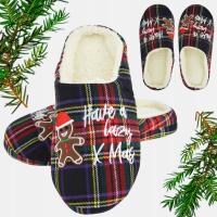 Kapcie Damskie Świąteczne Ciepłe Haft Piernik Noviti 36/37