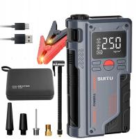 BOOSTER JUMP STARTER ROZRUCH SAMOCHODOWY ZESTAW Z POMPKA 20000MAH