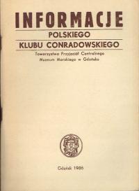 Informacje Polskiego Klubu Conradowskiego 1986 Joseph Conrad