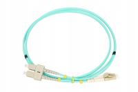 Patchcord światłowód MM duplex 50/125 LC-SC OM3 3m