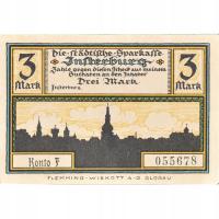 Банкнота, Германия, Insterburg, 3 Mark, Texte, 1922,