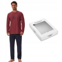 Henderson мужская пижама Jetson 41903-83x каштановый длинный рукав