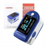 Медицинский пальчиковый пульсоксиметр дисплей измерение пульса Contec CMS50D
