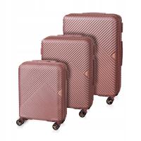 Betlewski ABS розовый набор чемоданов 3шт