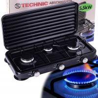 Портативная газовая походная плита 3 горелки 2x2. 2kw 1x1. 1kW