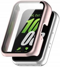 Etui Erbord różowe z tworzywa sztucznego 2w1 do Samsung Galaxy Fit 3