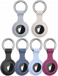 6x ETUI SILIKONOWE CASE DO APPLE AIRTAG - KOLORY