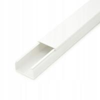 LISTWA DO UKŁADANIA KABLI KANAŁ KABLOWY BIAŁY KORYTKO POKRYWA 25x16 2m BKK
