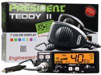 CB RADIO PRESIDENT TEDDY II 2 ASC VOX 12V ПРИПАЯННЫЙ ШТЕКЕР ПРИКУРИВАТЕЛЯ X6Y