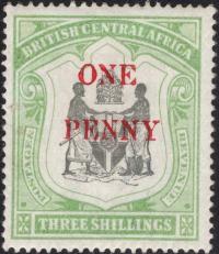 British Central Africa 1 d.czysty *