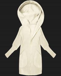 WEŁNIANA KURTKA ALPAKA 19905 ECRU Uniwersalny