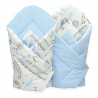 BECIK ДЕТСКИЙ РОЖОК ХЛОПОК ДВУСТОРОННИЙ УЗОРЫ!