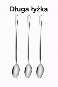 Długa łyżka ze stali nierdzewnej 400 – elegancka, trwała i praktyczna 30 cm