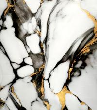 Tapeta samoprzylepna na ścianę wodoodporna białoy czarny złoty żółty marmur