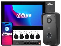 Wideodomofon IP Dahua Jednorodzinny 7'' LCD Aplikacja DMSS Czytnik Breloki