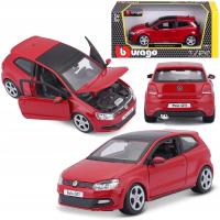 VW POLO GTI 5 TURBO МОДЕЛЬ МЕТАЛЛ BBURAGO АВТОМОБИЛЬ
