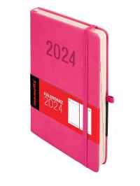 Книжный календарь 2024 A5 Антра розовый