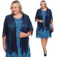 Granatowa narzutka plaster miodu UNI.