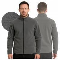 Рабочая флисовая мужская флисовая толстовка на молнии мужская рабочая без капюшона