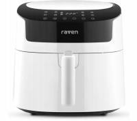 Frytkownica Air fryer Raven EFN005XL 1800W 6,5L Biała do Smażenia Pieczenia