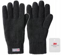 Brandit Rękawiczki Zimowe Dzianinowe 3M Thinsulate Black