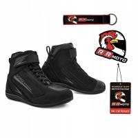 Buty motocyklowe męskie VORG BREEZE czarne przewiewne