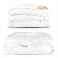 KOŁDRA CAŁOROCZNA ANTYALERGICZNA 160X200 BAWEŁNA SATYNOWA PREMIUM Z POLSKI