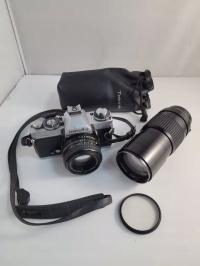 APARAT MINOLTA XD7 2X OBIEKTW MINOLTA MC TELE ROKKOR-PF 50MM UNIKAT