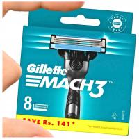 Gillette Mach 3 ostrza wkłady do maszynki do golenia Mach3 8 sztuk