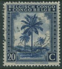 Congo Belge 20 cent. - Palmy , osada