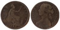 1 pens (1862) Wielka Brytania Królowa Wiktoria