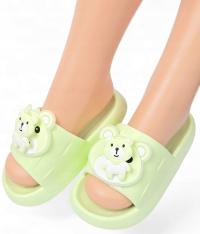 L-A-L-U-N-A klapki dziecięce pianka zielony