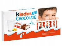 Молочный шоколад Kinder 10 шт. x 100 г