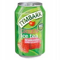 Зеленый ледяной чай клубника без добавления сахара Tymbark