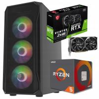 Komputer gamingowy BSG Ryzen 5 3600 RTX 3050 8 GB 16 GB 512 SSD+1 TB HDD