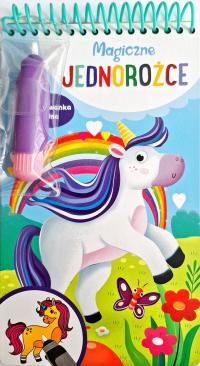 Magiczne jednorożce. Kolorowanka wodna Praca zbiorowa