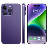 i14Pro Max7. 3большой экран телефона, фиолетовый, смартфон