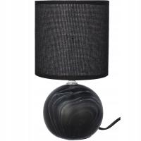 LAMPA CERAMICZNA LIVELLO 25CM LAMPKA NOCNA SIECIOWA LUKSUSOWA Z ABAŻUREM