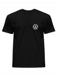 KOSZULKA T-SHIRT MĘSKI Volkswagen CZARNY S