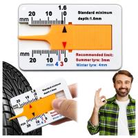 MIERNIK BIEŻNIKA miernik GŁĘBOKOŚCI WYSOKOŚCI bieżnika OPON tester miarka