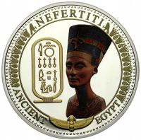 Wyspy Salomona. 2 dolary 2014, Starożytny Egipt – Nefertiti – SREBRO