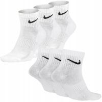 Nike носки белые высокие носки набор из 3 пар SX7677-100 м