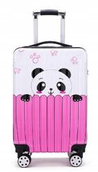 PANDA WALIZKA DZIECIĘCA DLA DZIECI BAGAŻ PODRÓŻNA NA KÓŁKACH SZYFR