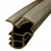 Uszczelka S-7437a uniwersalna do każdych drzwi stalowych BRĄZOWA 6mb zestaw